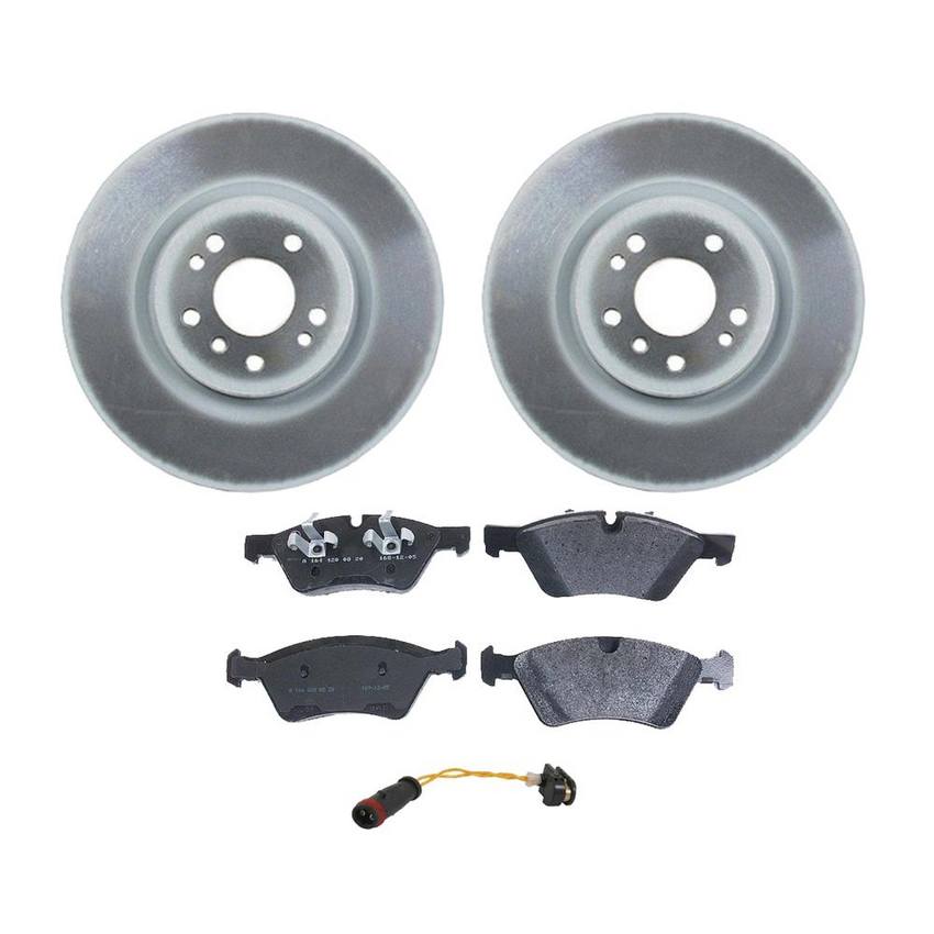 Mercedes Disc Brake Pad and Rotor Kit - Front (330mm) 164420222064